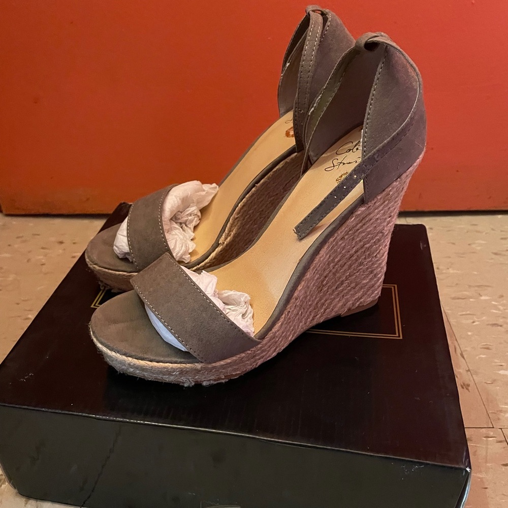 Colin Stuart Sage Green Wedges